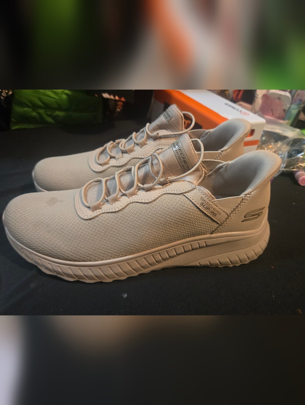 Skechers Slip-ins Ultra Flex 3.0 Beige Womens 9.5 Comfort Sneakers
